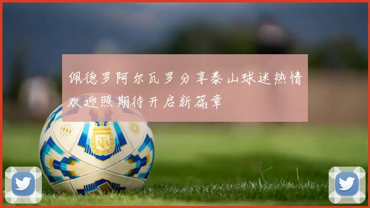 佩德罗阿尔瓦罗分享泰山球迷热情欢迎照期待开启新篇章